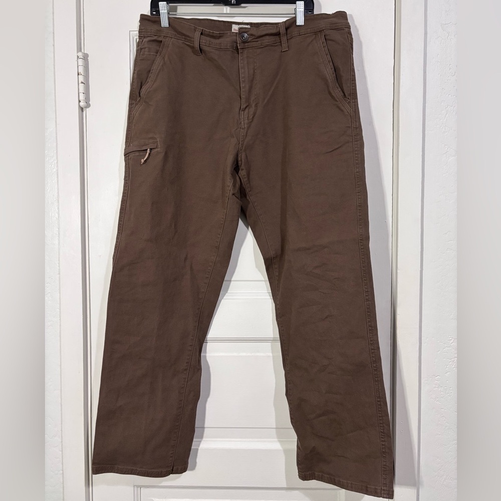 Weatherproof Men's Relaxed Jeans - Brown
